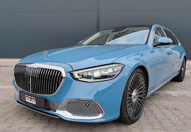 China blau unilack Gebraucht 2024 Mercedes S680 Maybach Limousine | 239.990 € - Bild 1/4