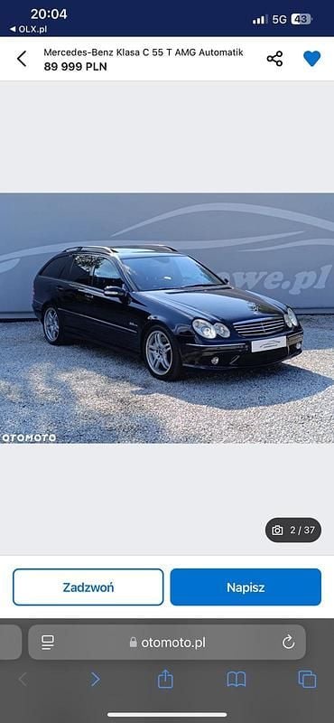 Andere farben Gebraucht 2004 Mercedes C55 AMG AMG Kombi | 22.900 € (Teuer) - Bild 1/4