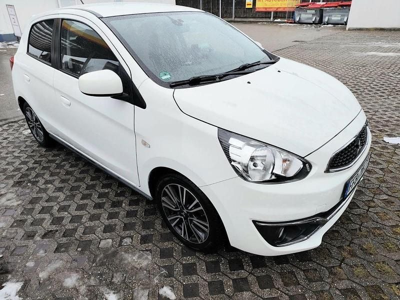 Gebraucht Mitsubishi Space Star Edition+ 80 PS (58 kW) 2018 Weiß Kleinwagen