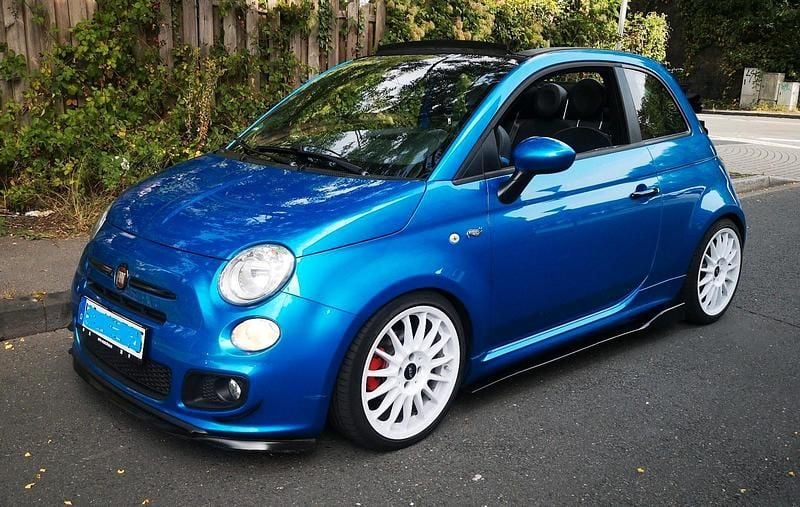 Blau Gebraucht 2015 Fiat 500S Cabrio | 7.700 € (Etwas zu teuer) - Bild 1/4