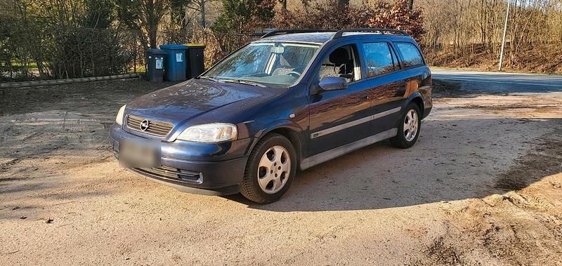 Gebraucht Opel Astra 75 PS (55 kW) 2001 Blau Kombi