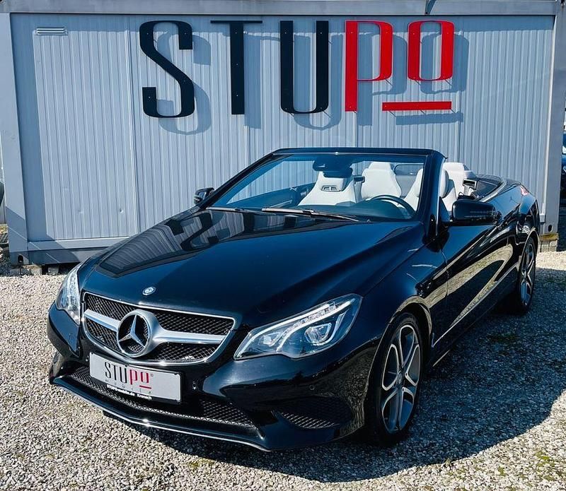 Schwarz Gebraucht 2015 Mercedes E200 Cabrio | 27.590 € (Teuer) - Bild 1/4
