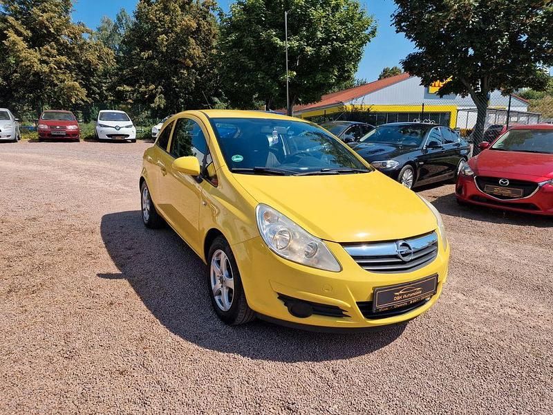 Gelb Gebraucht 2008 Opel Corsa Kleinwagen | 2.780 € (Etwas zu teuer) - Bild 1/4