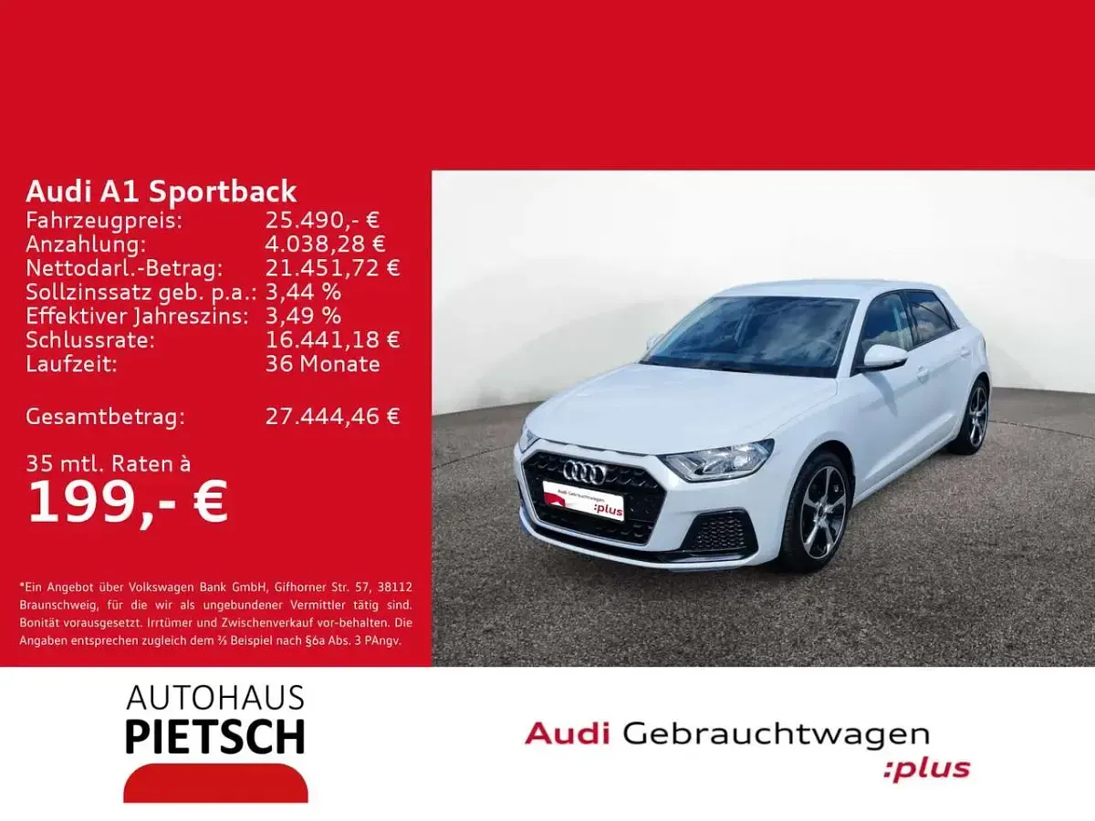 Gebraucht Audi A1 Advanced 116 PS (85 kW) 2025 Gletscherweiß metallic SUV