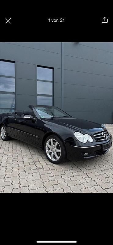 Schwarz Gebraucht 2006 Mercedes CLK280 Cabrio | 8.400 € (Fairer Preis) - Bild 1/4