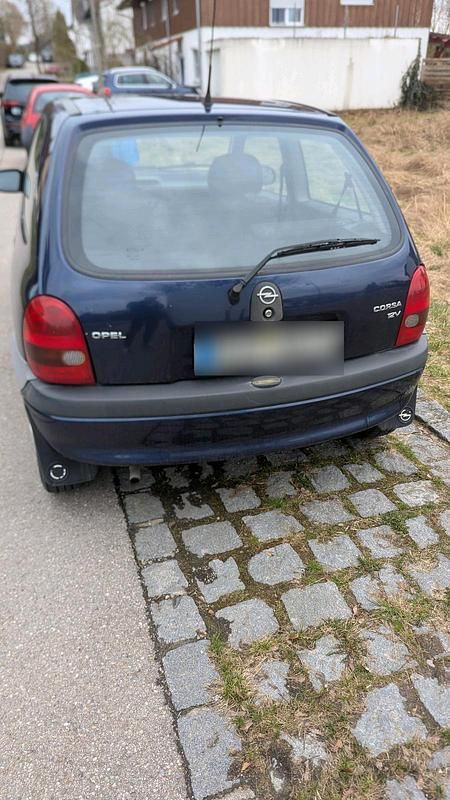 Gebraucht Opel Corsa 54 PS (39 kW) 1998 Blau Kleinwagen