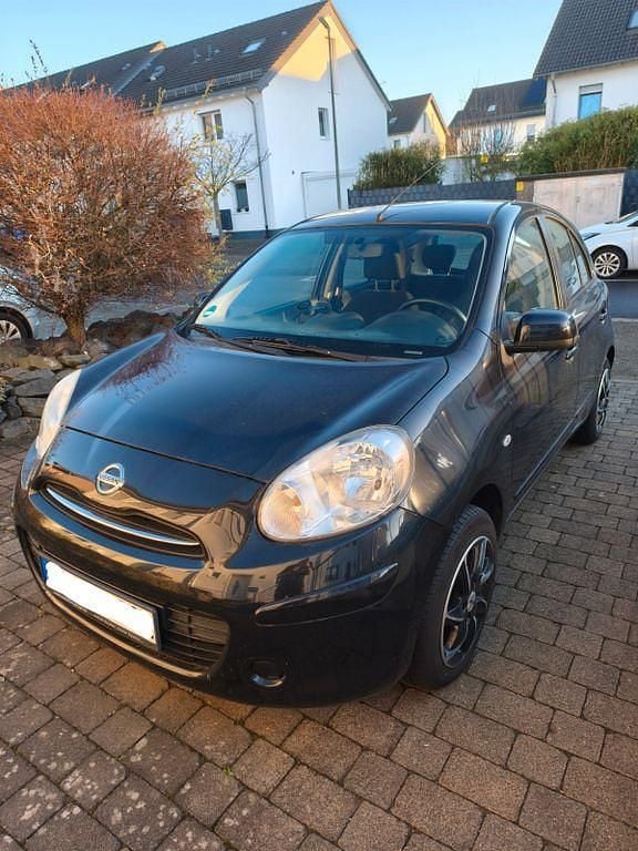 Schwarz Gebraucht 2012 Nissan Micra Acenta Limousine | 4.500 € (Fairer Preis) - Bild 1/4