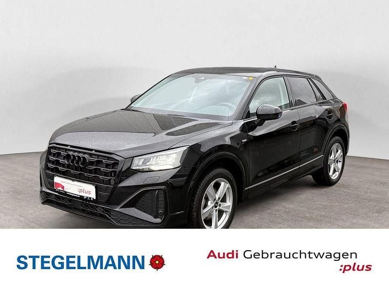 Mythosschwarz metallic Gebraucht 2024 Audi Q2 S-Line SUV | 29.290 € (Fairer Preis) - Bild 1/4