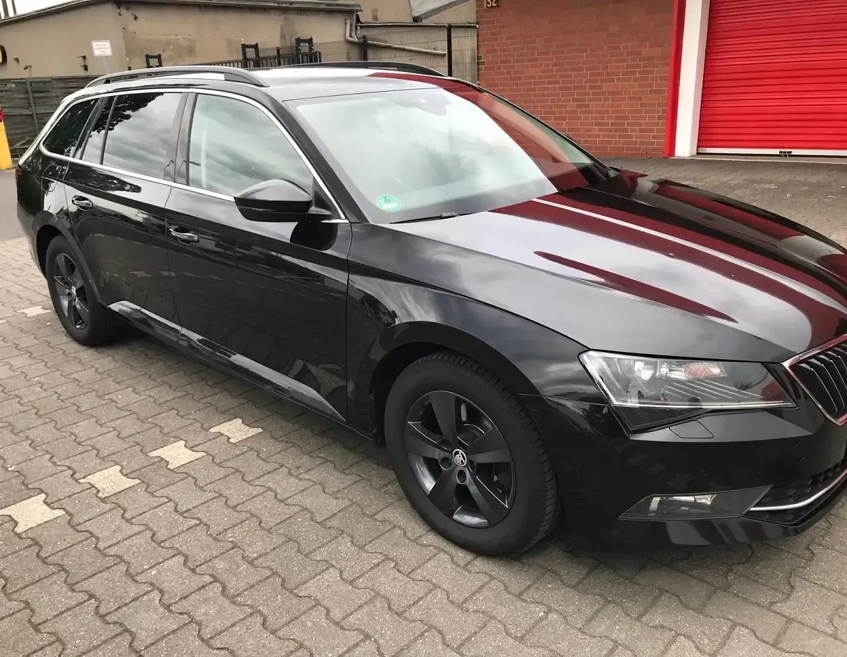 Brugt Skoda Superb 150 HK (110 kW) 2018 Sort Stationcar