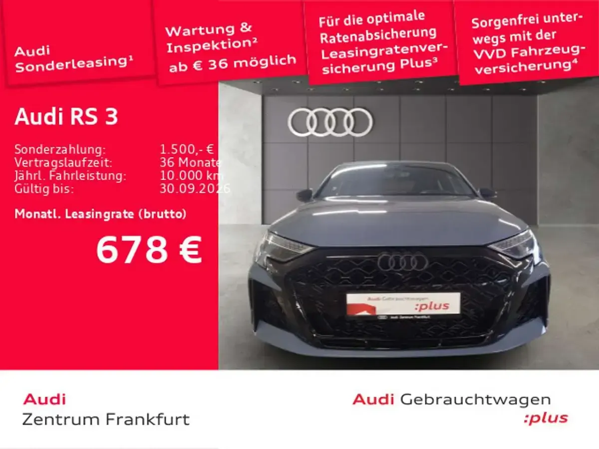 Gebraucht Audi RS3 Ambiente 400 PS (294 kW) 2025 Grau Limousine
