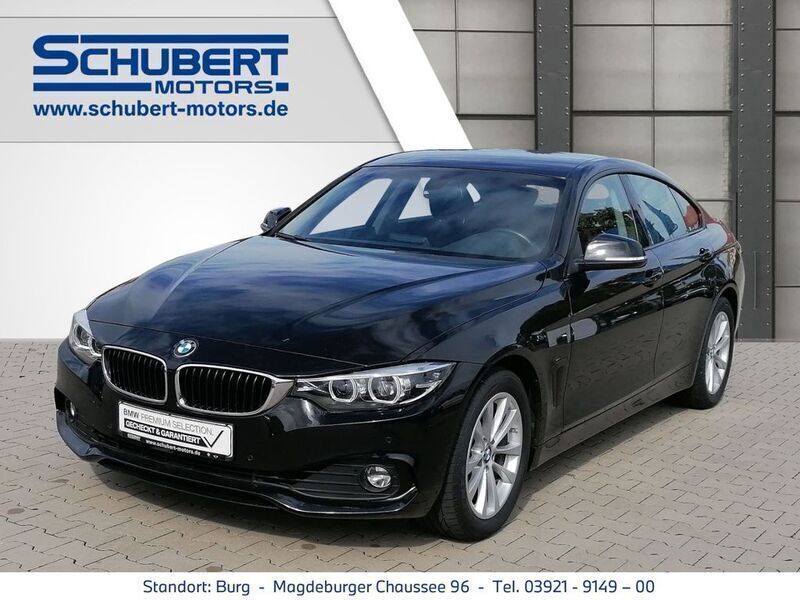 Schwarz uni Gebraucht 2019 BMW 420 Gran Coupé Advantage Coupé | 25.490 € (Etwas zu teuer) - Bild 1/4