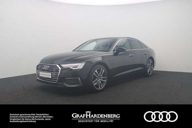 Schwarz Gebraucht 2022 Audi A6 S-Line Limousine | 40.880 € (Guter Preis) - Bild 1/4