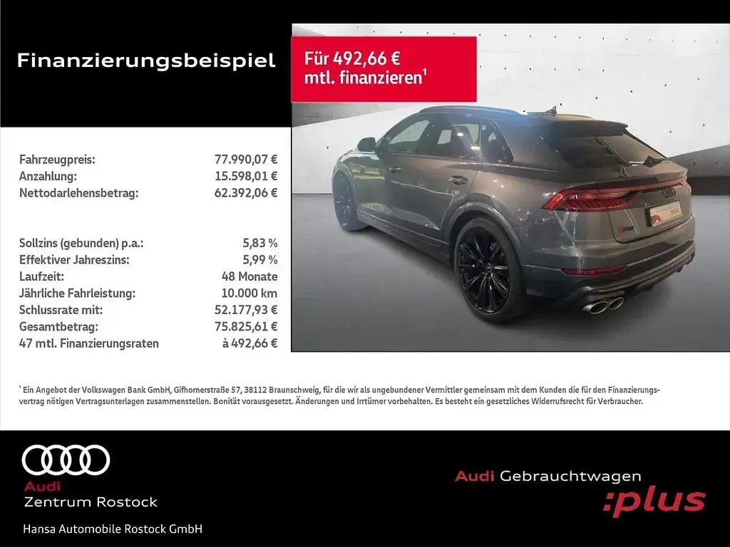 Gebraucht Audi SQ8 Competition 507 PS (372 kW) 2023 Grau SUV