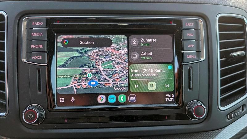 Gebraucht VW Sharan 150 PS (110 kW) 2018 Schwarz Van / Kleinbus