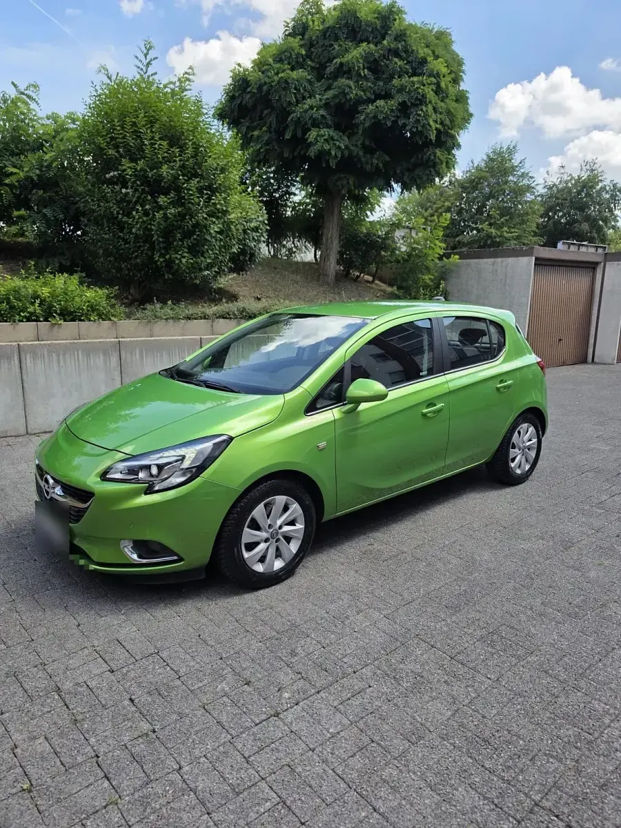 Gebraucht Opel Corsa 90 PS (66 kW) 2017 Grün Kleinwagen