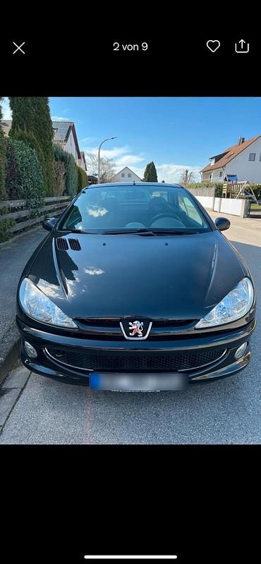 Schwarz Gebraucht 2006 Peugeot 206 CC Cabrio | 1.000 € (Superpreis) - Bild 1/4