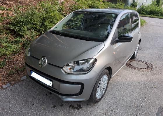 Silber Gebraucht 2014 VW up! Cup Kleinwagen | 4.200 € (Guter Preis) - Bild 1/4