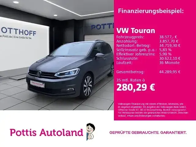 Gebraucht VW Touran Highline 150 PS (110 kW) 2025 Van / Kleinbus