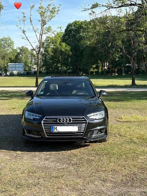 Schwarz Gebraucht 2015 Audi A4 S-Line Limousine | 24.400 € (Teuer) - Bild 1/4