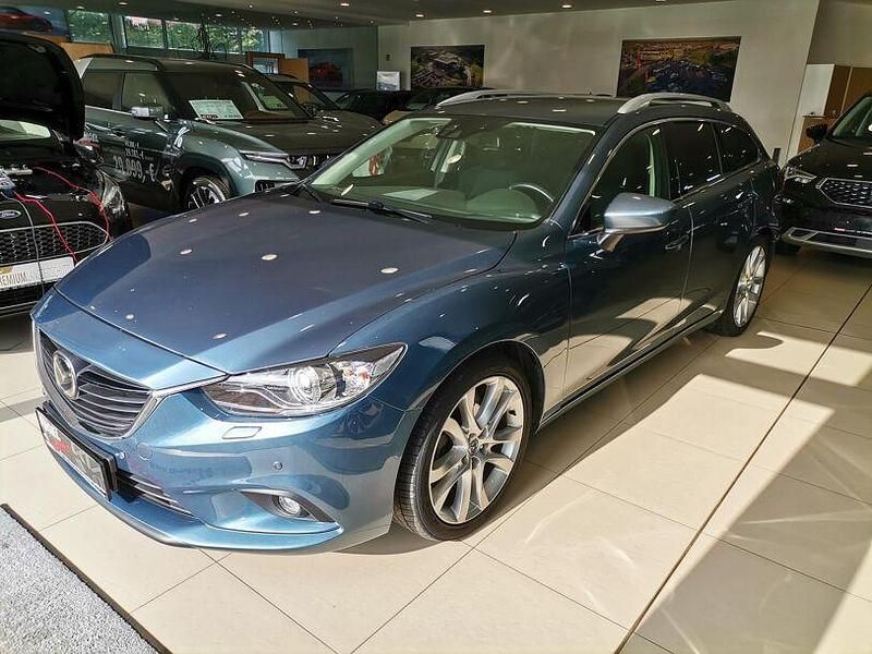 Gebraucht Mazda 6 175 PS (128 kW) 2014 Saphirblau metallic Kombi