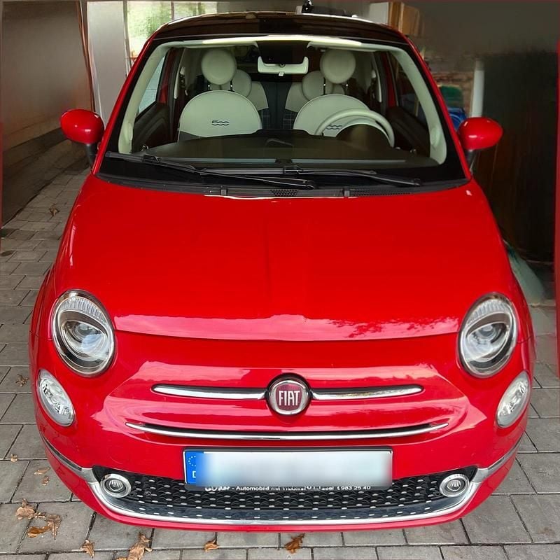 Rot Gebraucht 2019 Fiat 500 Kleinwagen | 15.000 € - Bild 1/4