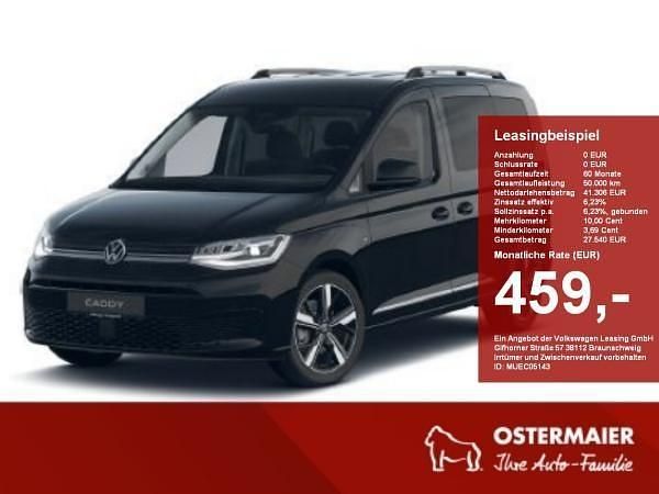 Neu VW Caddy Style 116 PS (85 kW) 2025 Schwarz (deep black perleffekt) Van / Kleinbus