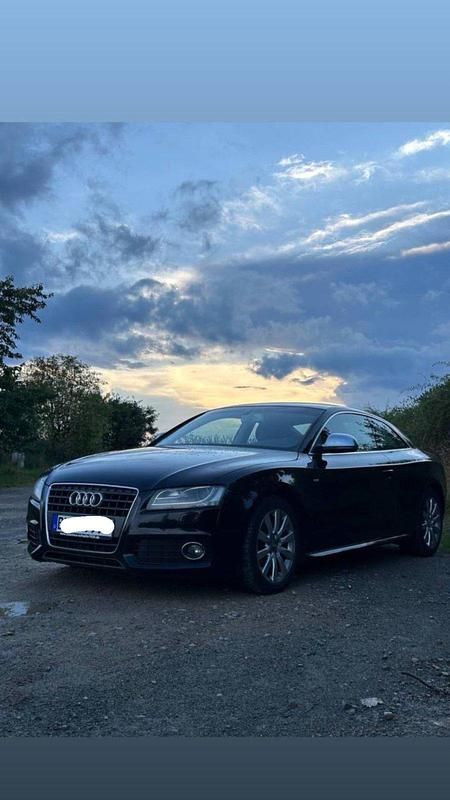 Schwarz Gebraucht 2009 Audi A5 S-Line Coupé | 6.300 € (Superpreis) - Bild 1/4