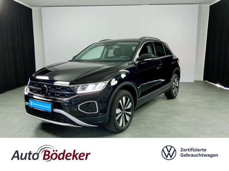 Deep black perleffekt Gebraucht 2024 VW T-Roc Move SUV | 29.990 € - Bild 1/4