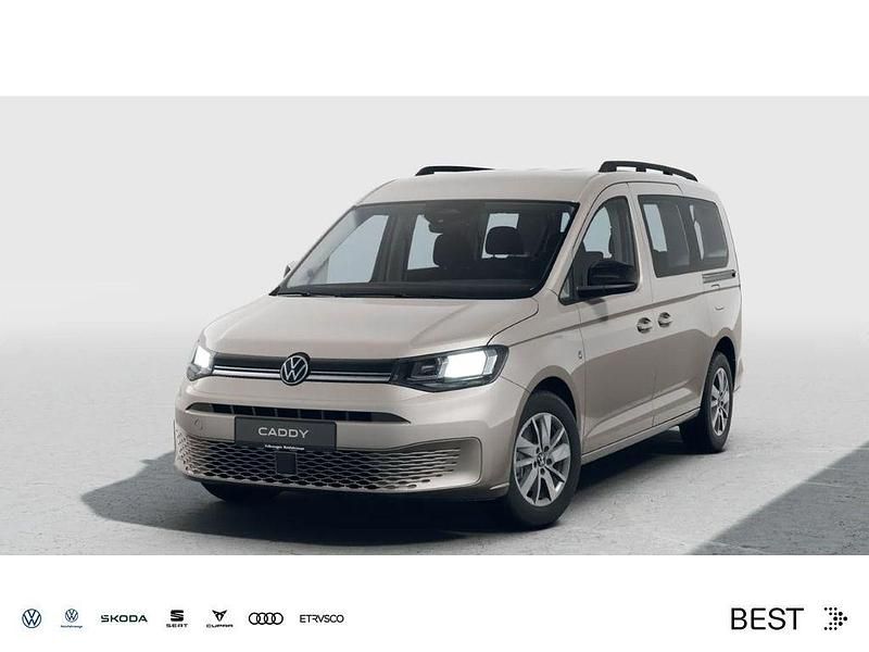 Mojave beige metallic Neu 2025 VW Caddy Maxi Life Life Van / Kleinbus | 35.995 € (Guter Preis) - Bild 1/4