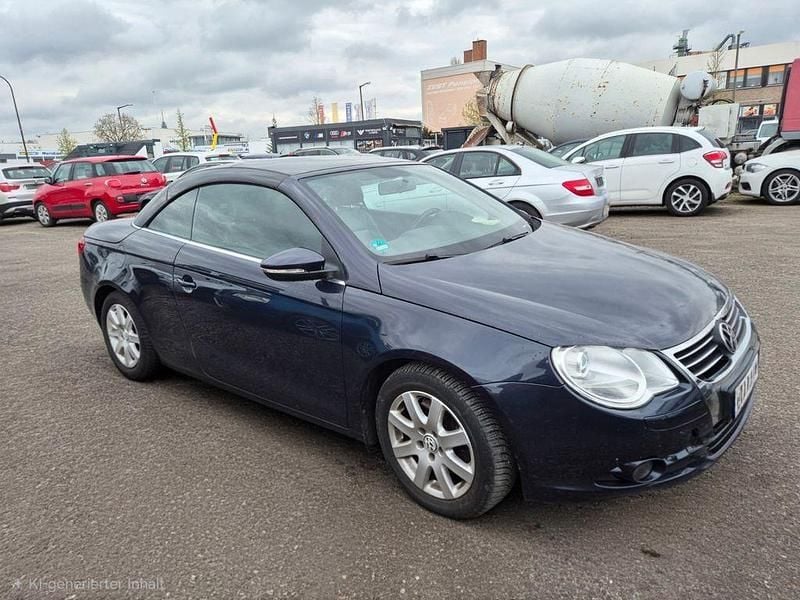 Usata VW Eos Edition 140 CV (102 kW) 2010 Blu Cabrio