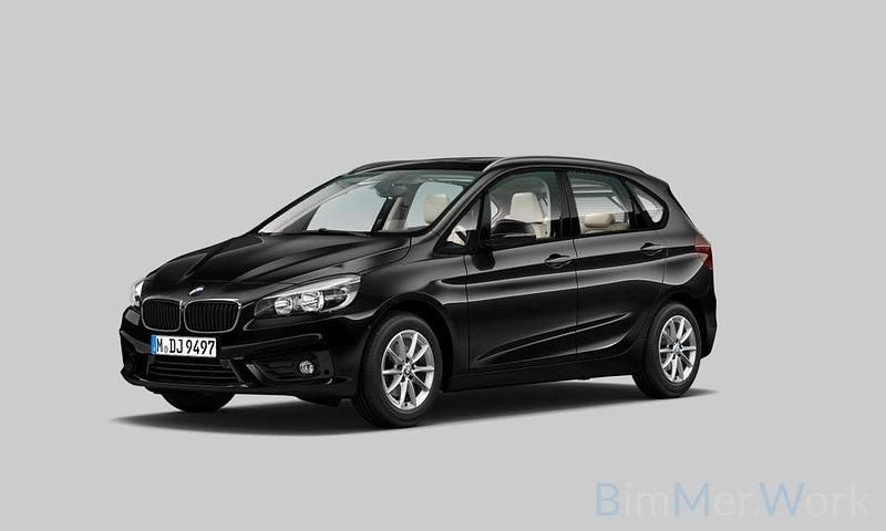 Schwarz Gebraucht 2015 BMW 220 Active Tourer Basis Van / Kleinbus | 16.900 € (Fairer Preis) - Bild 1/4