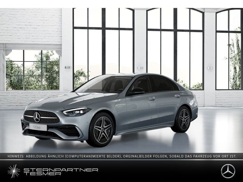 Silber Gebraucht 2024 Mercedes C200 AMG Limousine | 42.290 € - Bild 1/4