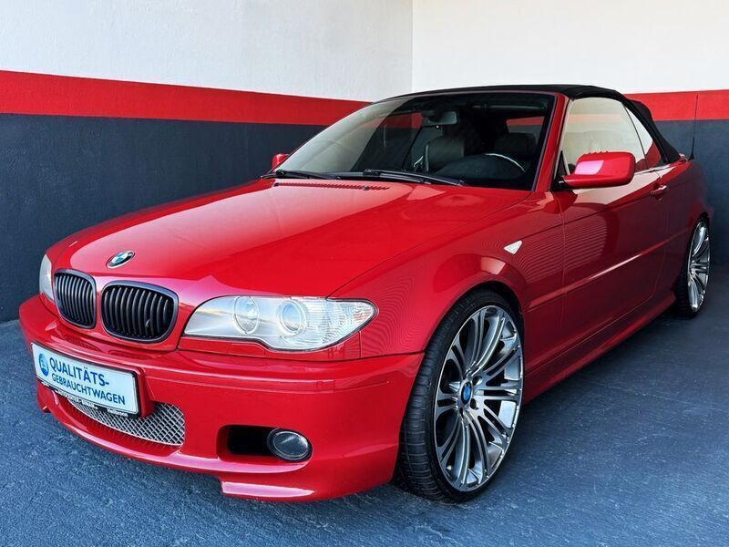 Rot Gebraucht 2004 BMW 320 Cabriolet M Sport Cabrio | 16.490 € - Bild 1/4