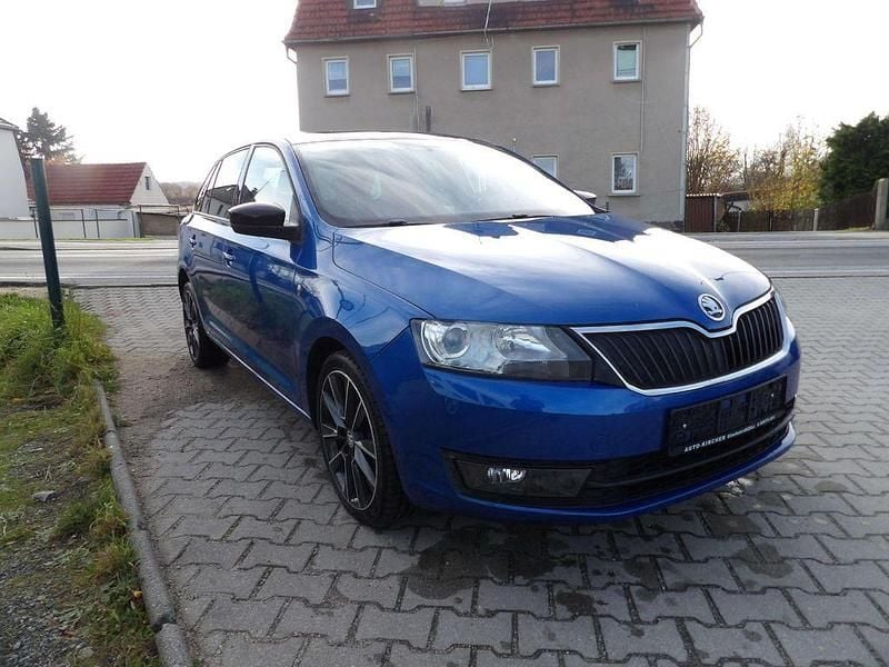 Modra race/race blue Gebraucht 2014 Skoda Rapid Style Limousine | 10.899 € (Fairer Preis) - Bild 1/4
