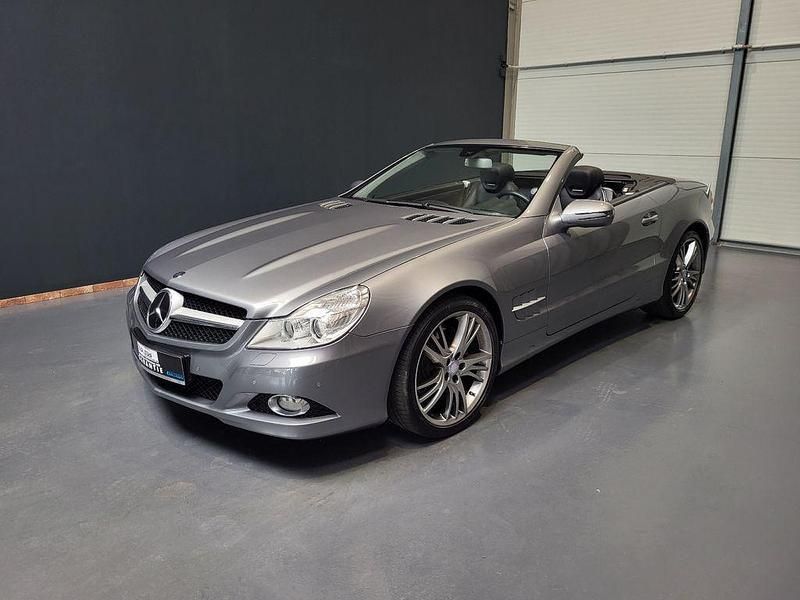 Palladiumsilber Gebraucht 2008 Mercedes SL350 Cabrio | 28.950 € (Fairer Preis) - Bild 1/4