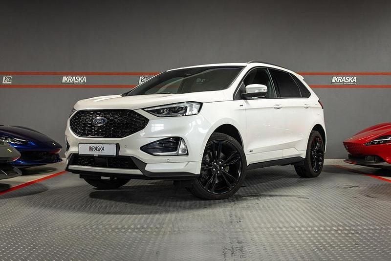 Arktisweiß (metallic) Gebraucht 2019 Ford Edge ST-Line SUV | 19.990 € (Superpreis) - Bild 1/4