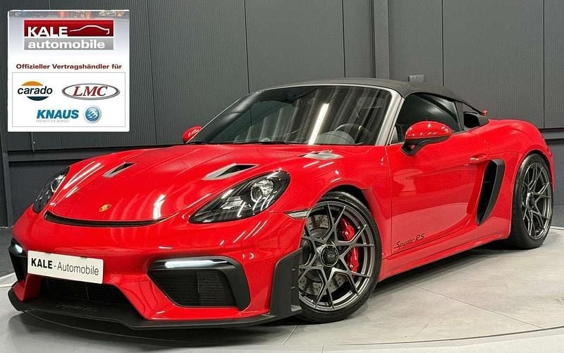 Indischrot Gebraucht 2024 Porsche 718 Boxster Sport Cabrio | 149.970 € - Bild 1/4