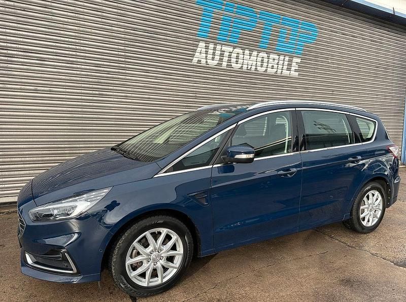 Gebraucht Ford S-MAX Titanium 150 PS (110 kW) 2020 Blau Van / Kleinbus