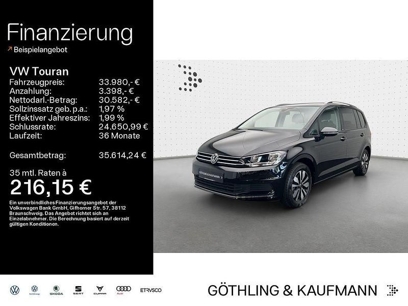 Deep black perleffekt Gebraucht 2024 VW Touran Comfortline Van / Kleinbus | 33.980 € (Fairer Preis) - Bild 1/4