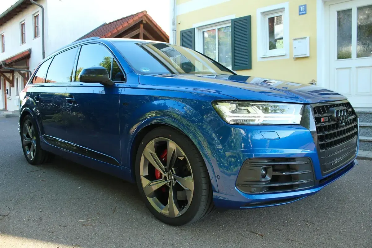 Gebraucht Audi SQ7 Advanced 435 PS (319 kW) 2017 Blau SUV
