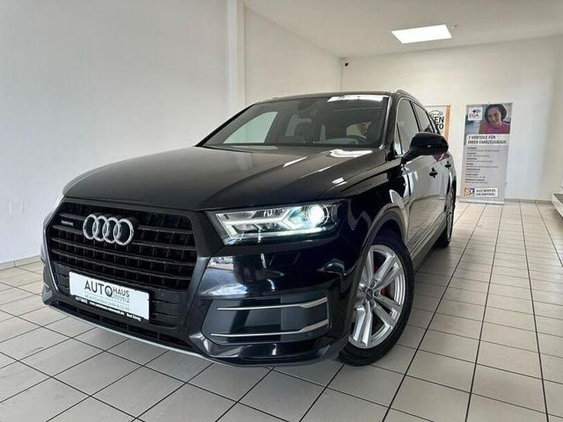 Schwarz Gebraucht 2015 Audi Q7 S-Line SUV | 26.490 € (Fairer Preis) - Bild 1/4