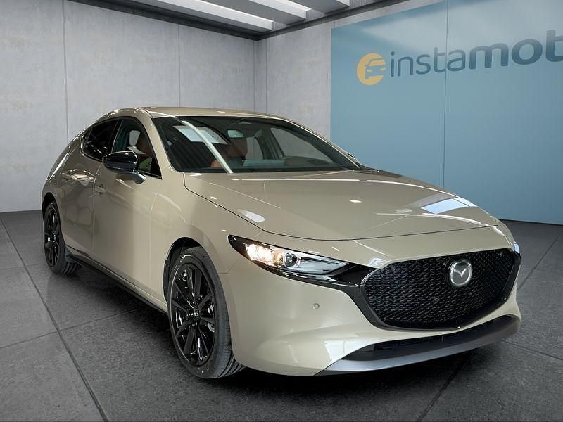 Neu Mazda 3 140 PS (102 kW) 2025 Beige Limousine