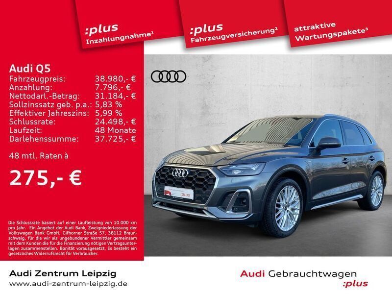 Daytonagrau perleffekt Gebraucht 2023 Audi Q5 S-Line SUV | 42.930 € (Guter Preis) - Bild 1/3