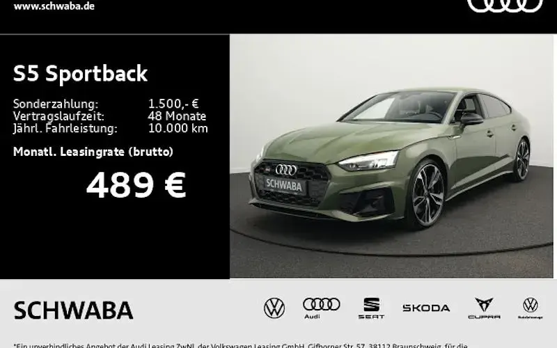 Gebraucht Audi S5 Sportback Ambiente 341 PS (250 kW) 2023 Grün Kleinwagen