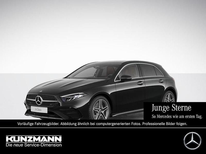 Nachtschwarz Gebraucht 2024 Mercedes A250 AMG Limousine | 32.790 € (Fairer Preis) - Bild 1/4