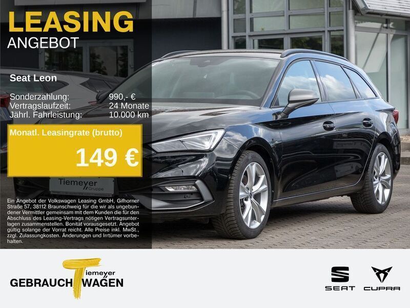 Schwarz Gebraucht 2024 Seat Leon FR Kombi | 28.280 € (Fairer Preis) - Bild 1/4