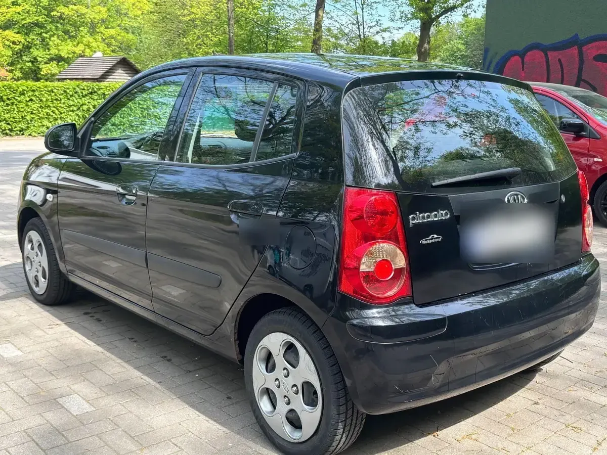 Gebraucht Kia Picanto 65 PS (47 kW) 2009 Schwarz Kleinwagen