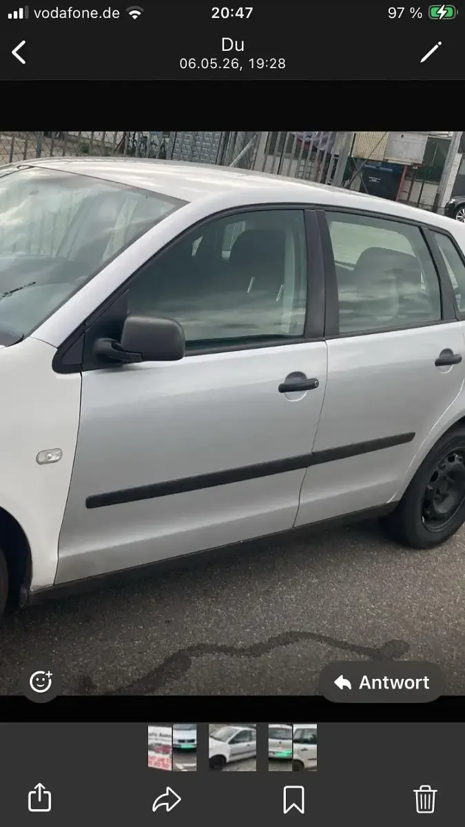 Gebraucht VW Polo 62 PS (45 kW) 2005 Silber Kleinwagen