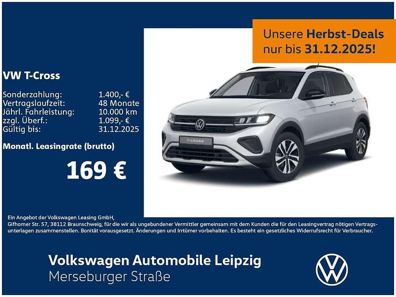 Silber (reflexsilber metallic) Neu 2025 VW T-Cross SUV | 24.391 € (Fairer Preis) - Bild 1/4
