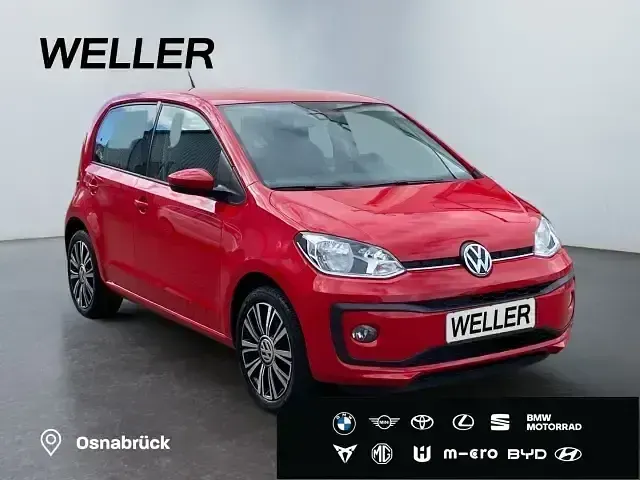 Second-hand VW up! move up! 65 CP (47 kW) 2019 Roșu Hatchback